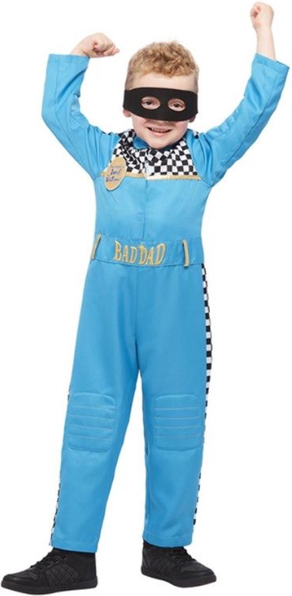 Formule 1 Kostuum | Papa Bandiet Race Chauffeur Kind Kostuum | Large | Carnaval kostuum | Verkleedkleding